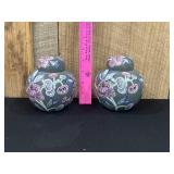 2 1960's Neiman Marcus Made In Macao Ginger Jars