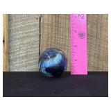 Signed Robert Eickholt 1985 Glass Paper Weight
