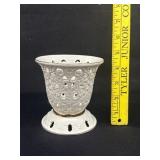 Vintage Lenox Candle Holder Gold Trim