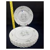 6 Haviland Limoge Vallee Dinner Plates