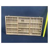 Vintage Printers Tray Shadow Box