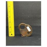 Antique Heavy Brass Padlock