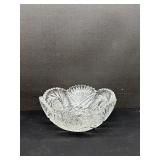 American Brilliant Cut Crystal Bowl
