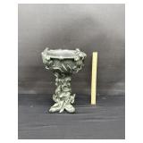 Small Yard Art Bird Bath Frogs Water Lily