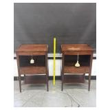 2 Kindel Inlaid Bedside Tables