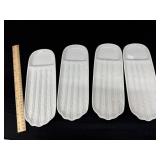 4 Stoneware Asparagus Trays