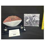 Johnny Rodgers Autographed Photo & Football COAS