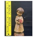 Vintage Anri Ferrandiz Wood Figurine 1st Bloom