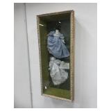 Antique Porcelain and Cloth Dolls In Display