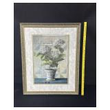 Distressed Wood Frame Matted Still Life