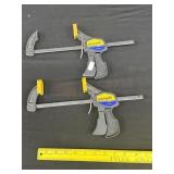 2 Quick Grip Bar Clamps