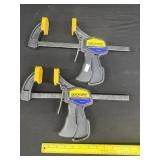 2 Quick Grip Bar Clamps