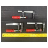 3 Bessey German Made Bar Clamps