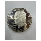 1971 Eisenhower SIlver Proof Dollar San Fran