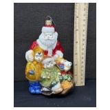 Vintage Made in Poland Glass Ornament