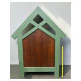 Hand Crafted Barn Wood Gable Wall Decor Headboard