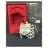 Vintage Lenox Holiday Home Teacart