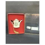 Vintage Lenox Holiday Teapot Ornament