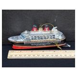 Pottery Barn Cruise Ship Christmas Ornament