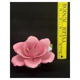 Pink Rose Napoleon Italy Figurine