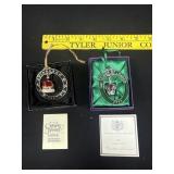 2 Jewel House Retired Christmas Ornaments England