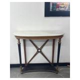 Primavera Wood Sofa Entry Marble Top Table