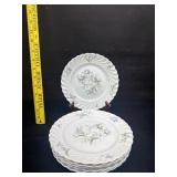 6 Haviland Limoge Vallee Bread Plates