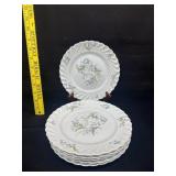 6 Haviland Limoge Vallee Bread Plates