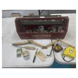 Vintage Shop Toter Tool Box FULL