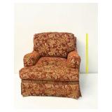 Massoud Traditional Damask Upholstered Chair