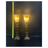 2 Safavieh Dion Artifact Table Lamps