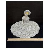 Vintage Ardalt Fiori Bianco Porcelain Lady Figure