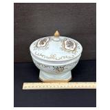 Vintage German Lidded Candy Dish
