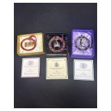 3 Vintage Tower Of London Christmas Ornaments