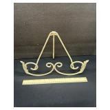 Vintage Heavy Metal Leaf Picture Stand