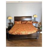 King Size Sleigh Bed W/ Frame