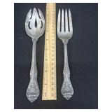 Gorham King Edward Sterling Salad Fork & Spoon