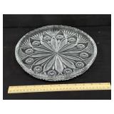Vintage Serving Platter Irena Glassworks Poland