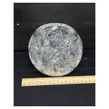 Vintage 4' Rose Bowl Monica Crystal Clear Poland