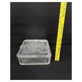 Vintage Federal Glass Large Refrigerator Dish