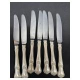 7 Sterling Handle Gorham Chantilly Dinner Knives