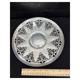 Vintage 9 1/4 Sterling Silver Serving Tray 7 ozs
