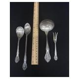 4 Pcs Gorham King Edward Sterling Ladle & MORE