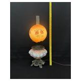 Antique Gone With The Wind Parlor Lamp