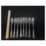 8 Sterling Silver Gorham King Edwards Dinner Forks