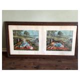 Antique 'Wide Awake Fast Asleep: Framed Print