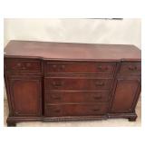 Vintage Mahogany Buffet Cabinet