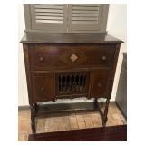 Antique Wooden Drop Front Desk