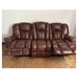 Laz-Z-Boy Leather Double Recliner Sofa