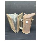 Wood & Leather Bellows Bee Keepers Smoker